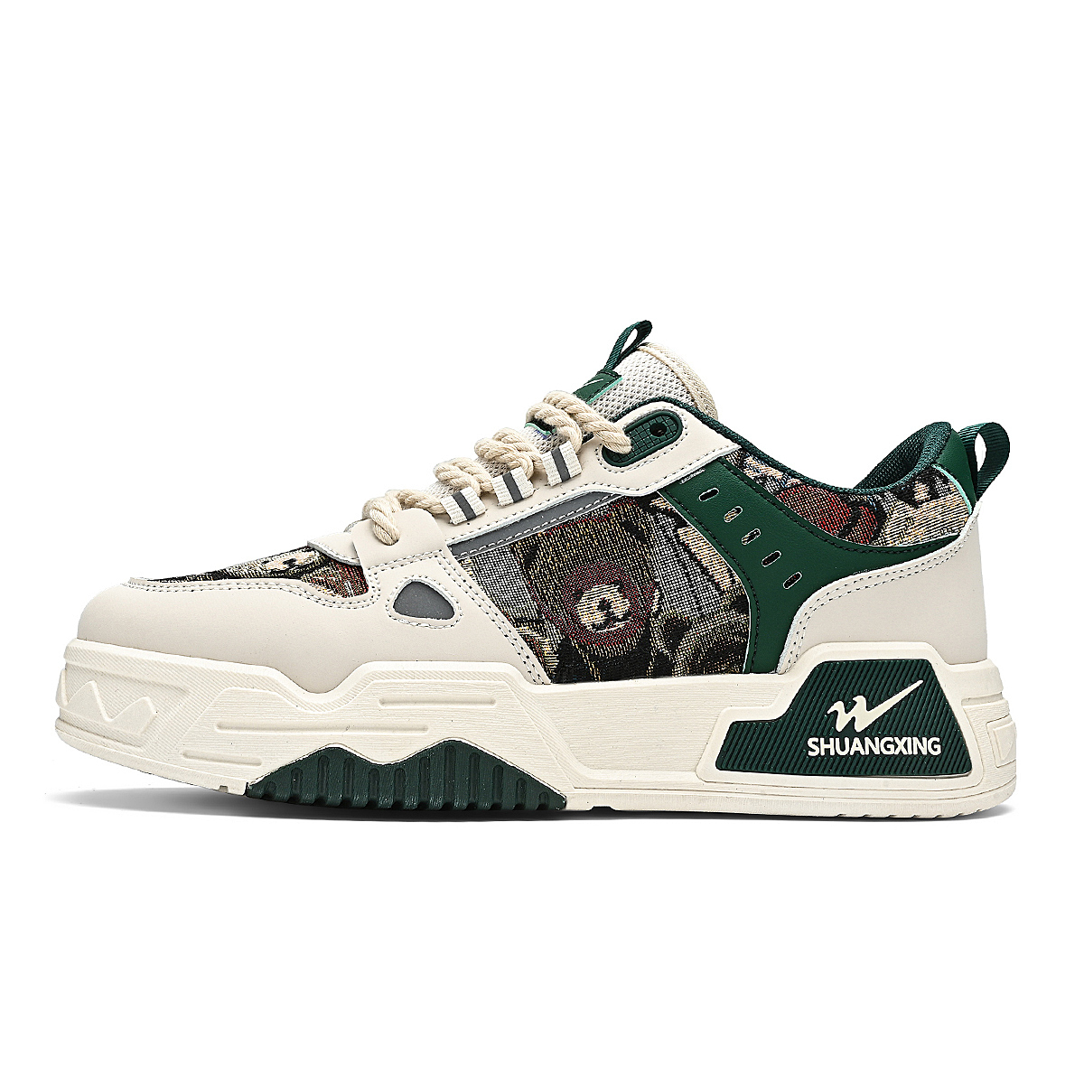 Binary Антискользящие износостойкие легкие дышащие низкие скейтерские кроссовки для мужчин бело-зеленые, цвет White Green
Binary Антискользящие износостойкие легкие дышащие низкие скейтерские кроссовки для мужчин бело-зеленые, цвет White Green