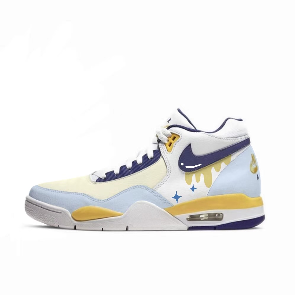 Nike Кроссовки Flight Legacy Mid Top Vintage для мужчин, белый, желтый, синий
Nike Кроссовки Flight Legacy Mid Top Vintage для мужчин, белый, желтый, синий