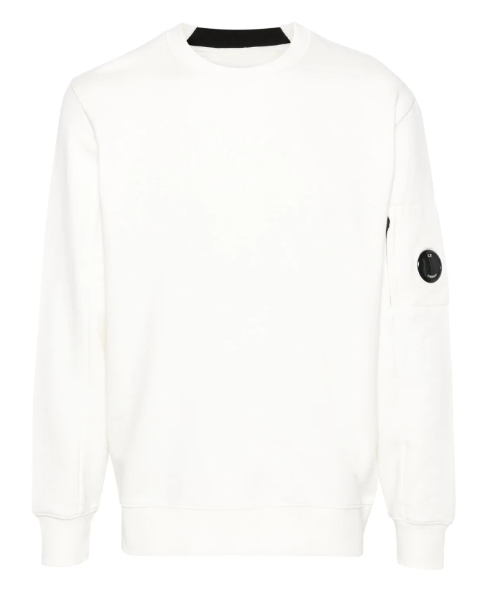 Белая марлевая толстовка с круглым вырезом C.P. Company, белый
Белая марлевая толстовка с круглым вырезом C.P. Company, белый