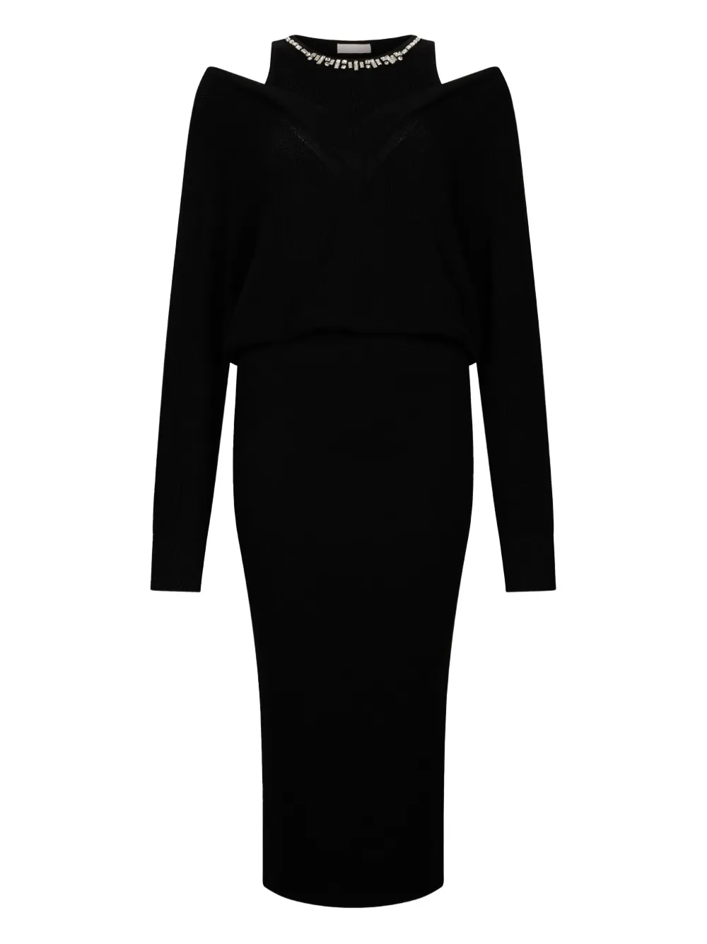 Декорированное платье миди LIU JO, черный
Декорированное платье миди LIU JO, черный
