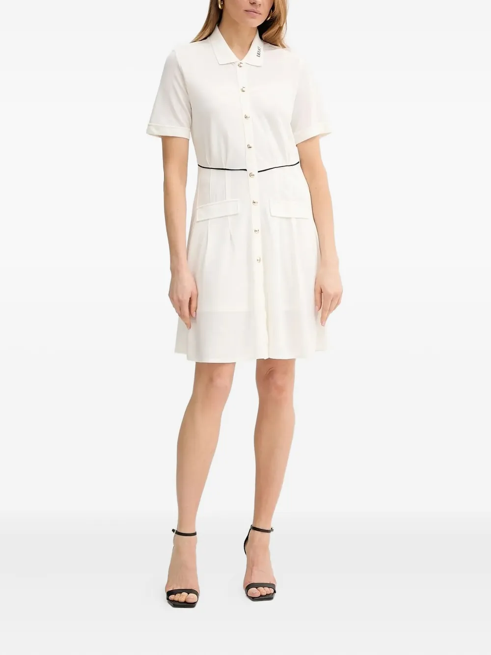 Мини-платье с воротником и застежкой на пуговицы LIU JO, нейтральный
Мини-платье с воротником и застежкой на пуговицы LIU JO, нейтральный