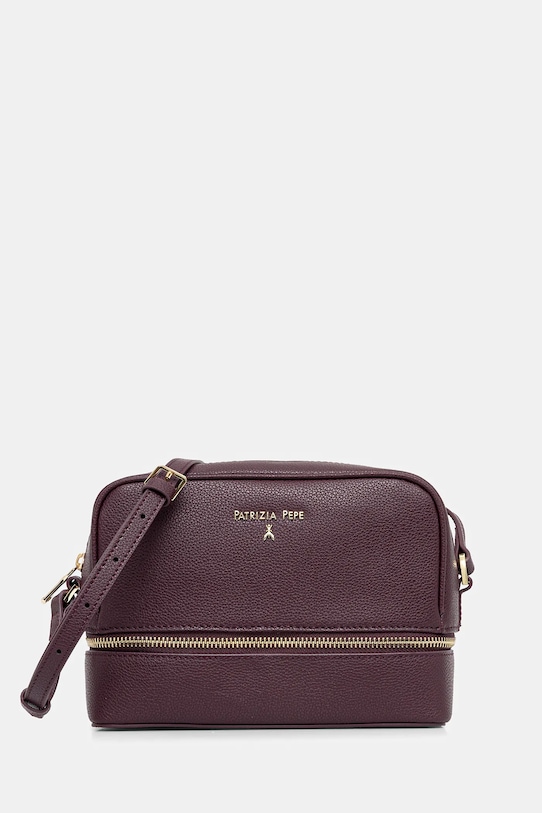 Кожаная сумка Patrizia Pepe, фиолетовый
Кожаная сумка Patrizia Pepe, фиолетовый