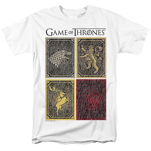Футболка с коротким рукавом для взрослых Game of Thrones House Squares Licensed Character
Футболка с коротким рукавом для взрослых Game of Thrones House Squares Licensed Character