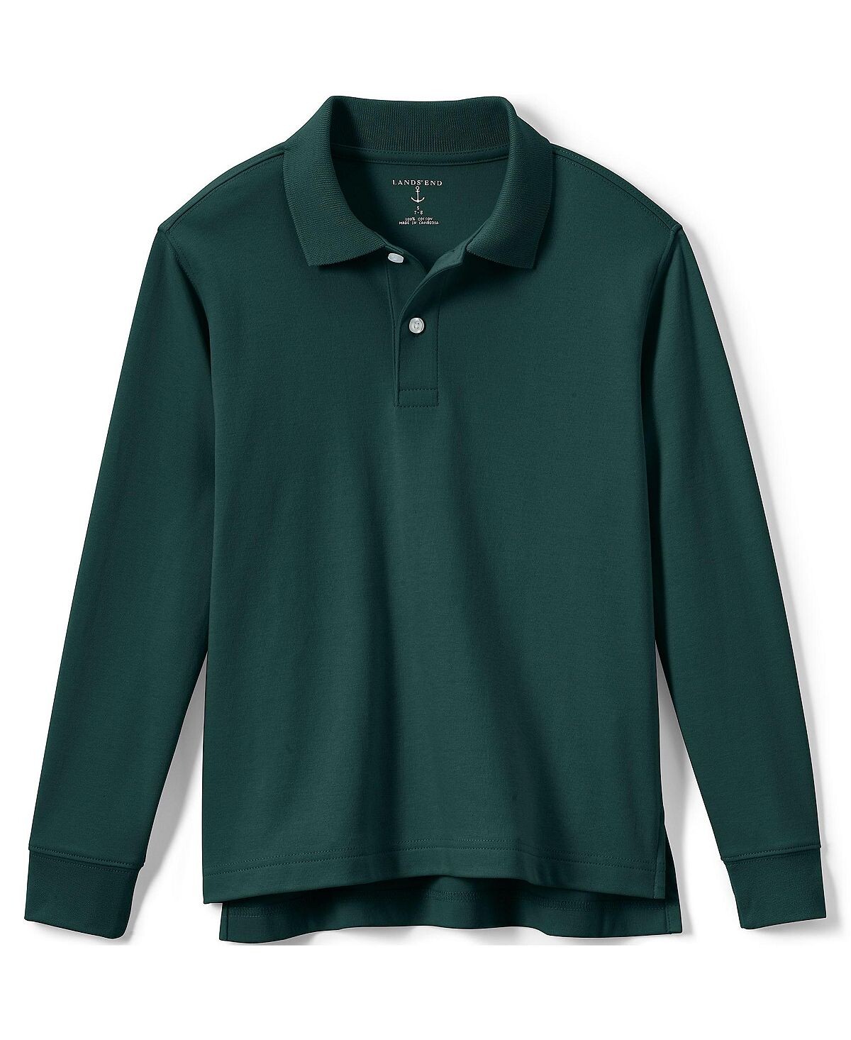 Школьная форма, детская рубашка-поло с длинными рукавами Lands' End
Школьная форма, детская рубашка-поло с длинными рукавами Lands' End