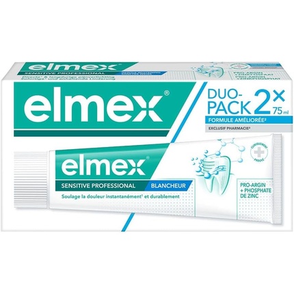 Sensitive Professional Whiteness 75 мл - Упаковка из 2 шт Elmex
Sensitive Professional Whiteness 75 мл - Упаковка из 2 шт Elmex