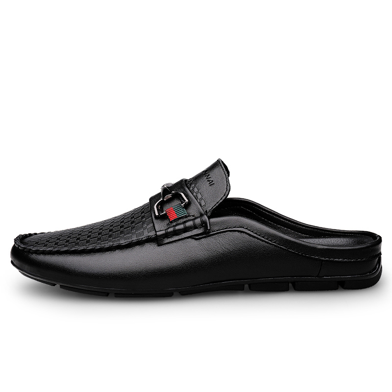 Мужские черные стеганые противоскользящие тапочки с закрытым носком Wen Nai
Мужские черные стеганые противоскользящие тапочки с закрытым носком Wen Nai