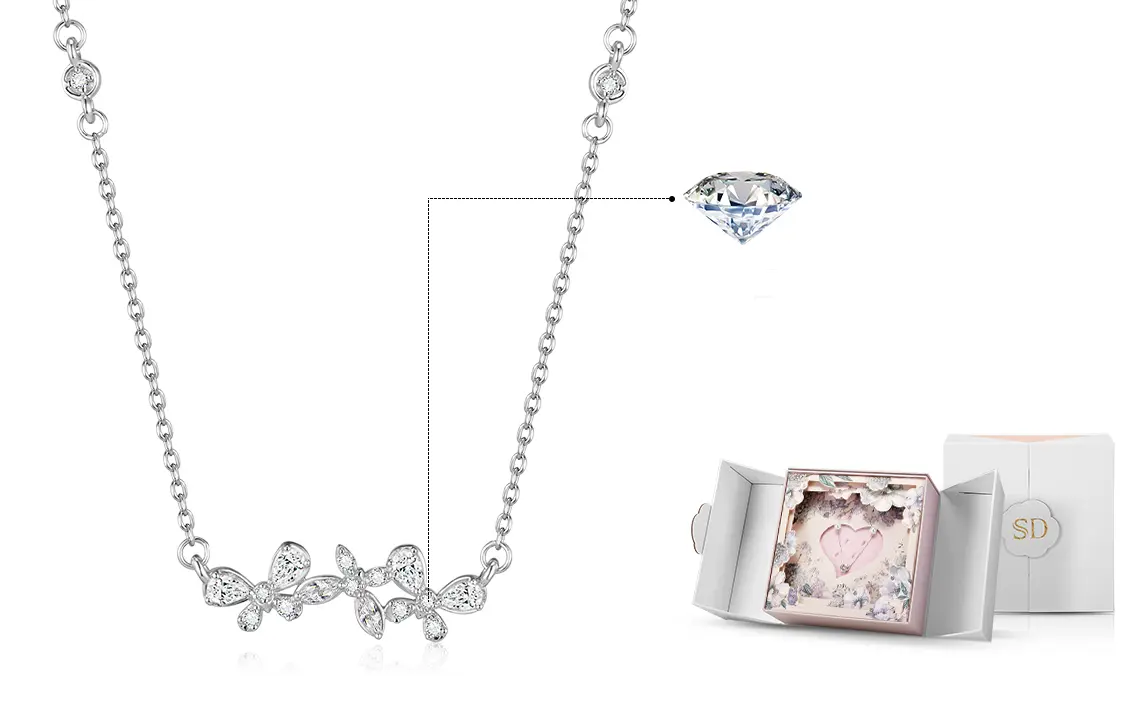 SOFTDORA S925 Silver Set With Diamonds Accessory Women's
SOFTDORA S925 Silver Set With Diamonds Accessory Women's