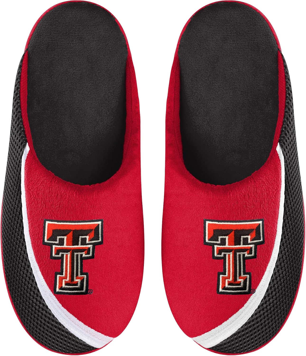 Мужские тапочки FOCO NCAA 2022 с большим логотипом и цветной окантовкой, Texas Tech Red Raiders
Мужские тапочки FOCO NCAA 2022 с большим логотипом и цветной окантовкой, Texas Tech Red Raiders