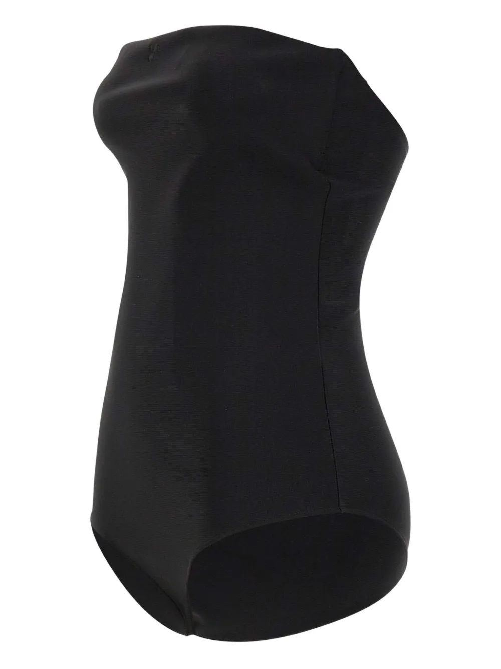 Боди без бретелек с вышитым логотипом Courrèges, черный
Боди без бретелек с вышитым логотипом Courrèges, черный