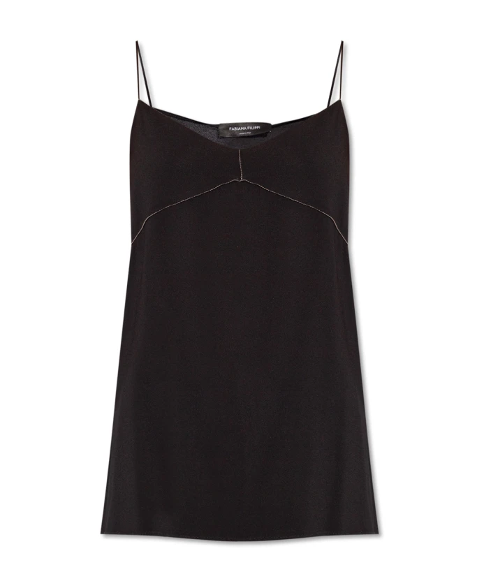 Украшенная майка Fabiana Filippi, черный
Украшенная майка Fabiana Filippi, черный