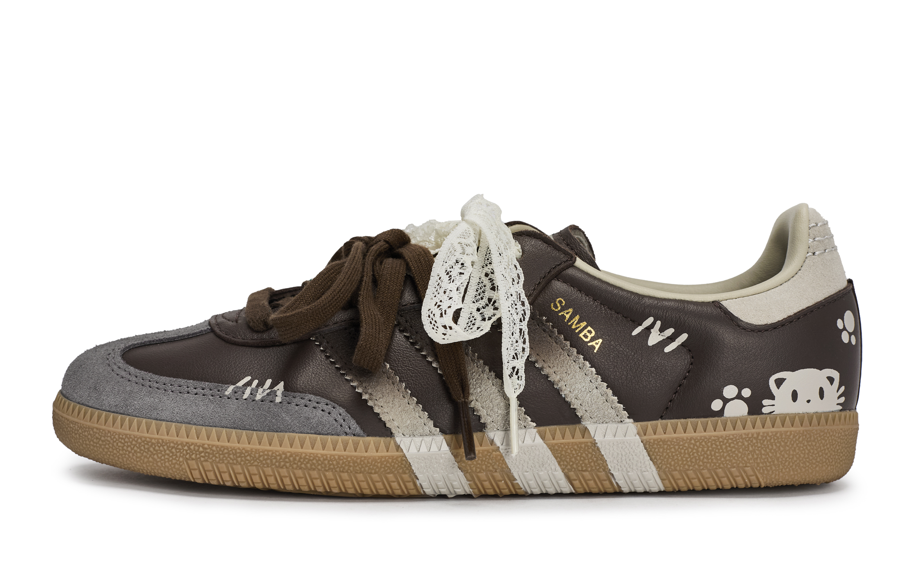 Adidas Originals SAMBA OG REGO Hot Dog, Lace Coco Cat Low top German Army Trainers Unisex Black White Brown
Adidas Originals SAMBA OG REGO Hot Dog, Lace Coco Cat Low top German Army Trainers Unisex Black White Brown