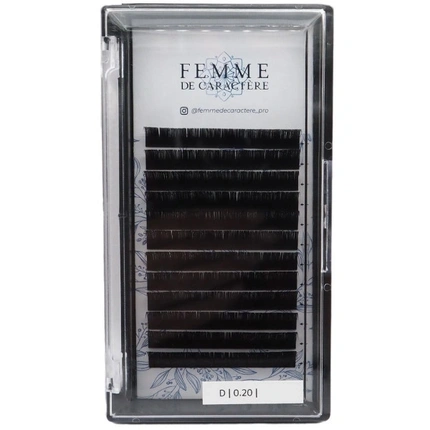 Наращивание ресниц Femme De Caractere Classic Eyelash Extensions 13mm 0.20-D Femme De Caractère
Наращивание ресниц Femme De Caractere Classic Eyelash Extensions 13mm 0.20-D Femme De Caractère