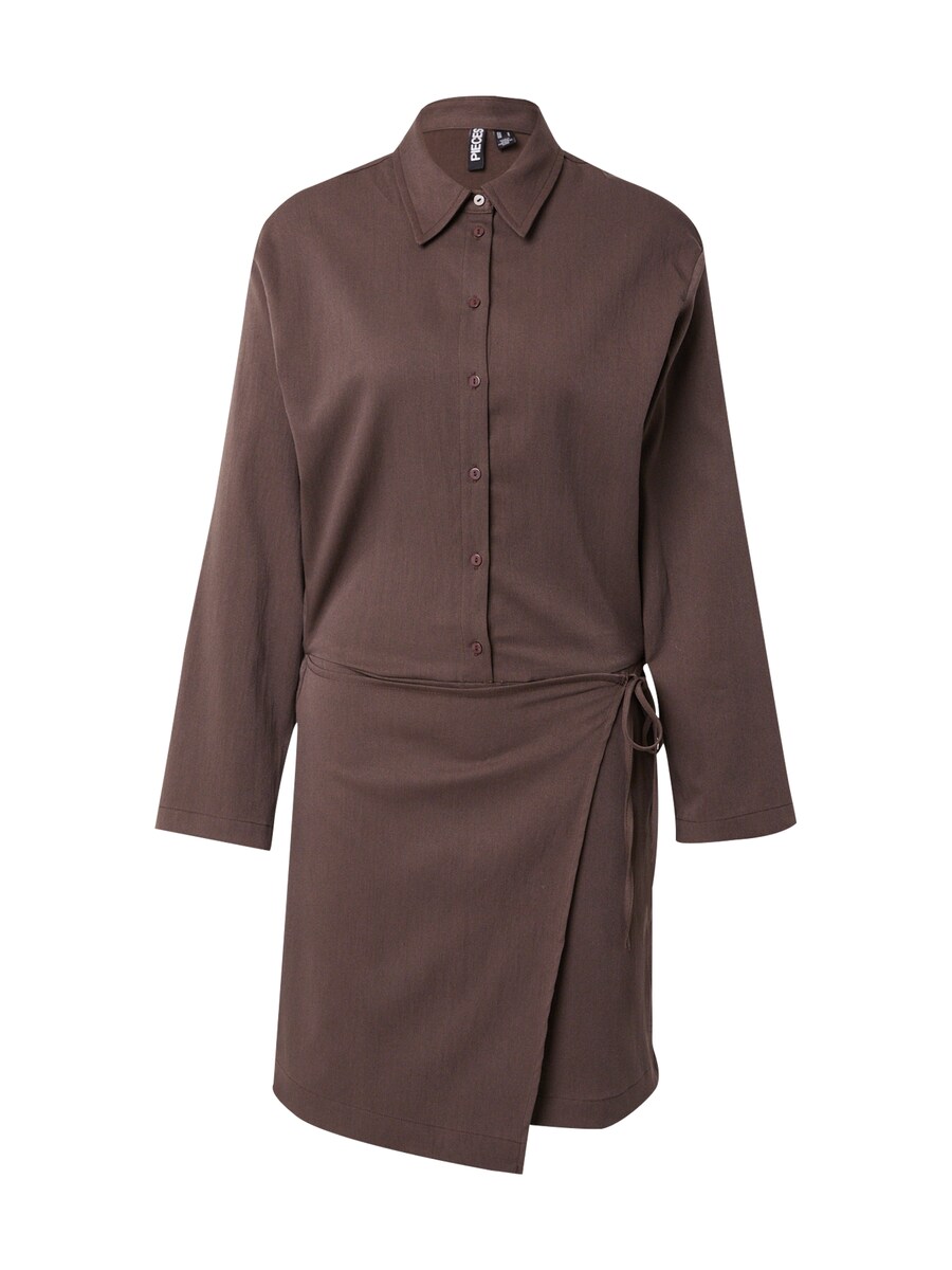 Платье-рубашка PIECES PCNALILA, темно-коричневый 
Платье-рубашка PIECES PCNALILA, темно-коричневый