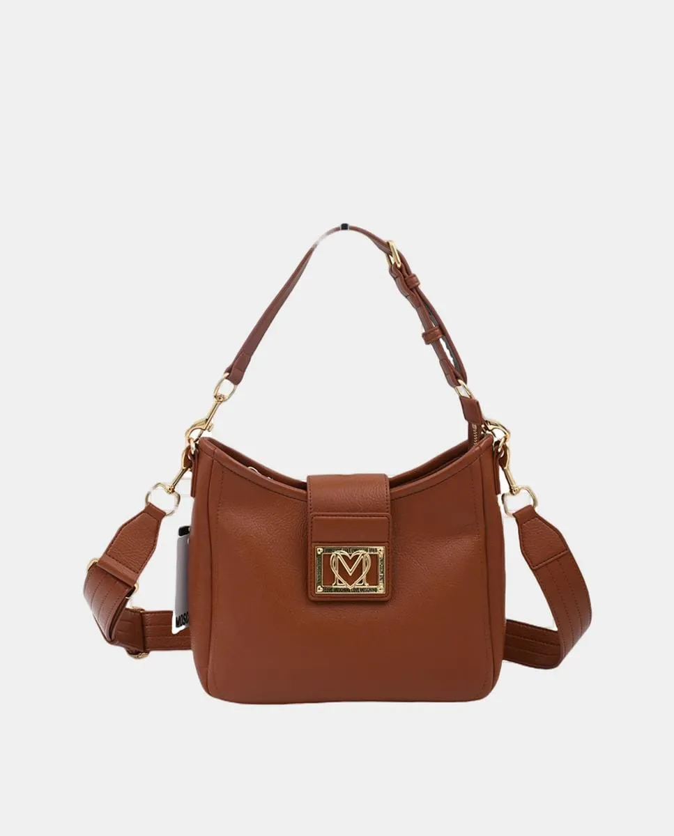 Сумка цвета верблюжьей шерсти со съемной двойной ручкой Love Moschino
Сумка цвета верблюжьей шерсти со съемной двойной ручкой Love Moschino