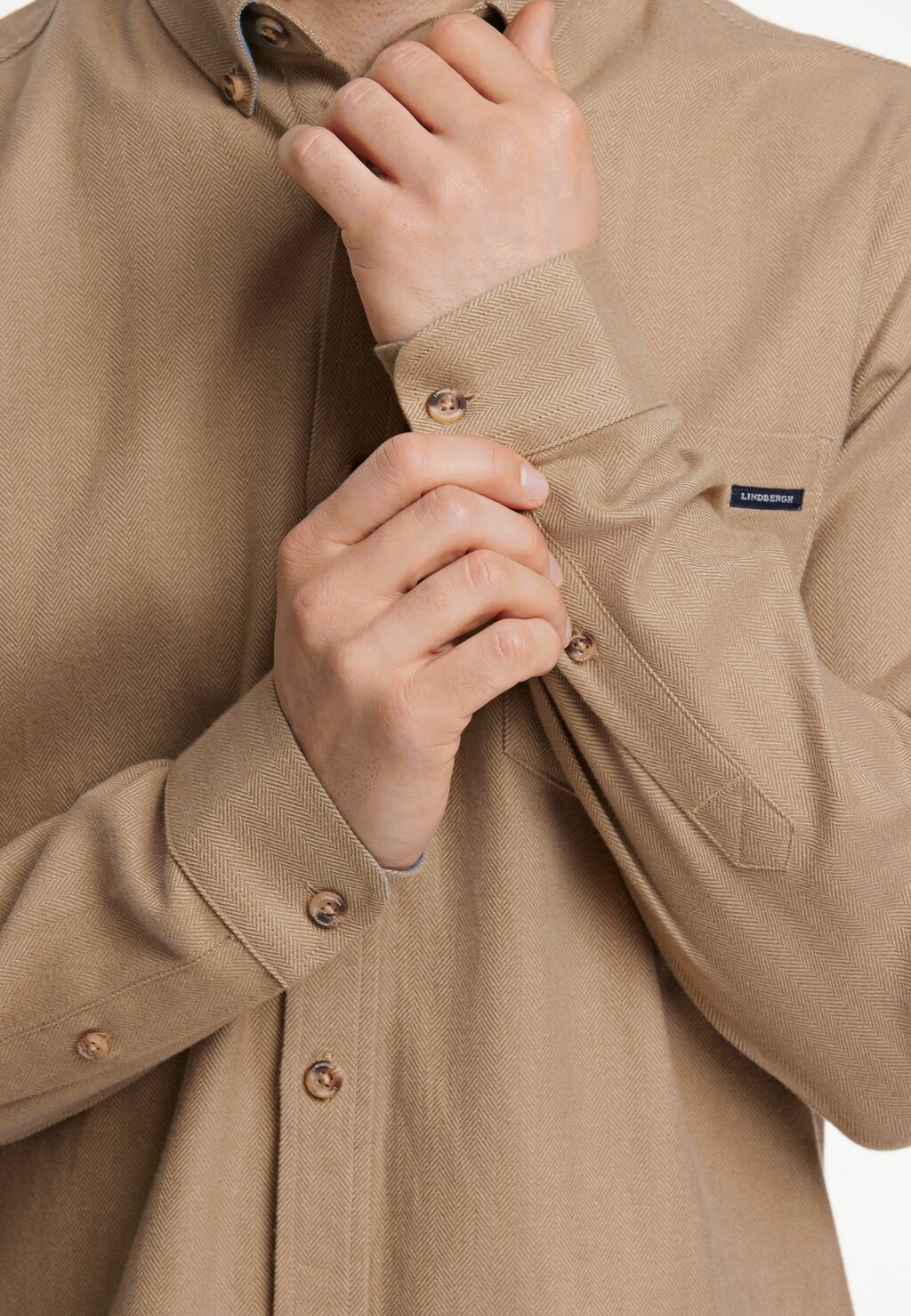 Рубашка BRUSHED HERRINGBONE L S Lindbergh, коричневый
Рубашка BRUSHED HERRINGBONE L S Lindbergh, коричневый