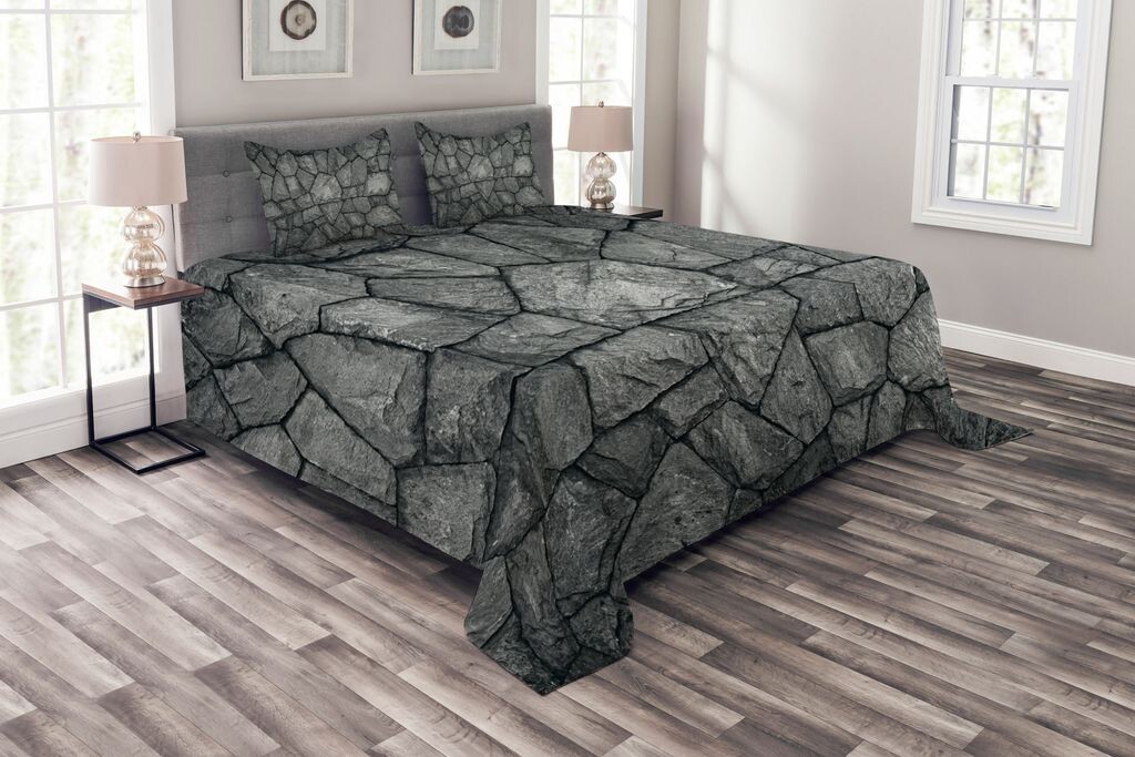 ABAKUHAUS Серый комплект покрывала, Stone Wall Rough Rusty, комплект с моющимися наволочками, для односпальных кроватей 264 x 220 см, серый
ABAKUHAUS Серый комплект покрывала, Stone Wall Rough Rusty, комплект с моющимися наволочками, для односпальных кроватей 264 x 220 см, серый