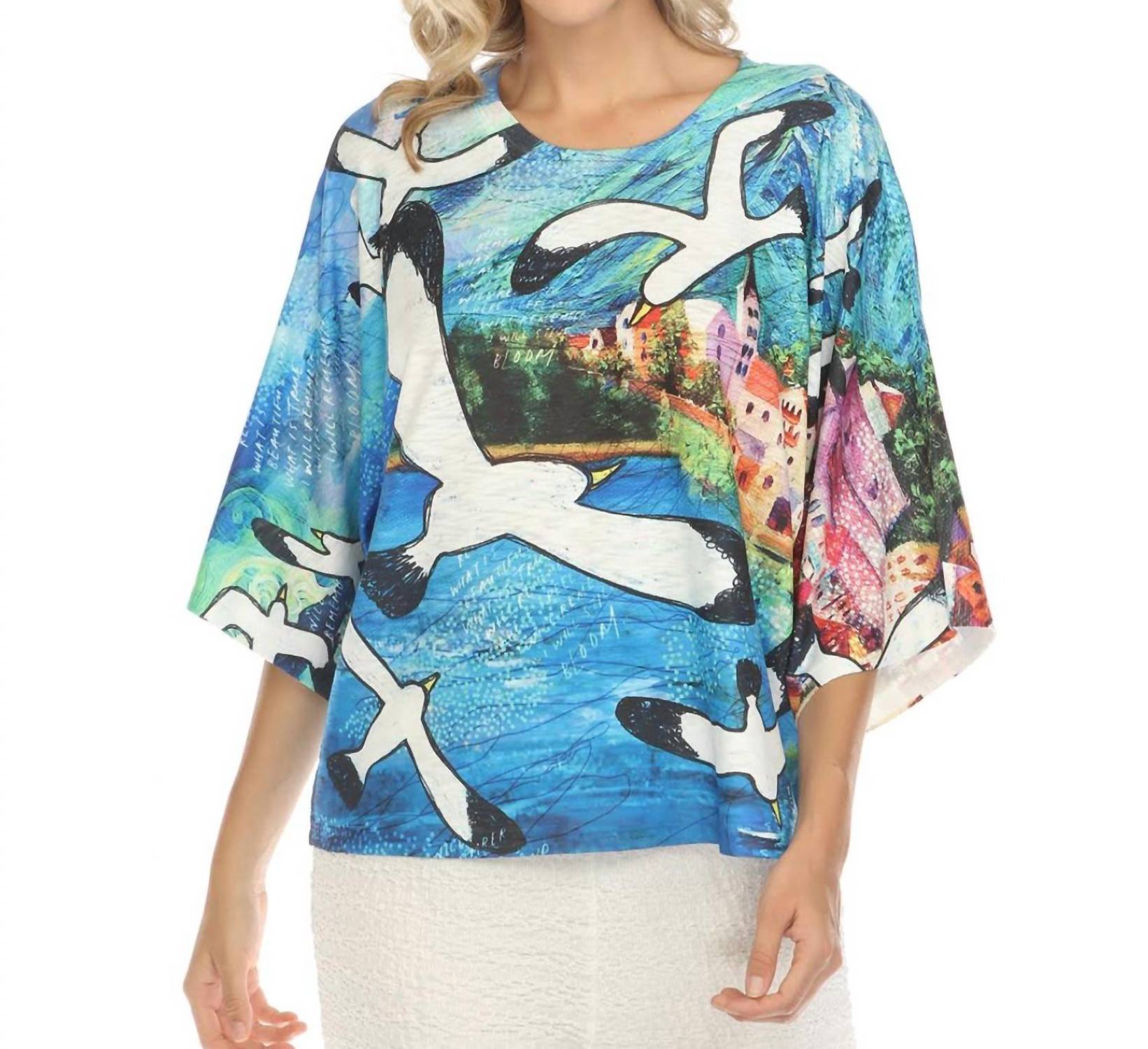 Блузка с коротким рукавом в голубом цвете Inoah
Блузка с коротким рукавом в голубом цвете Inoah