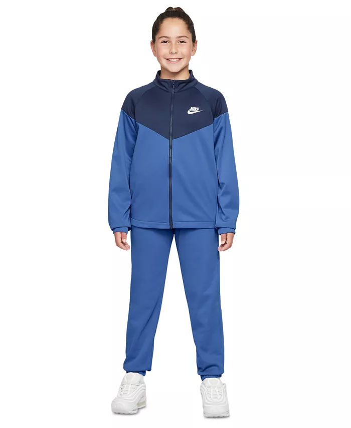 Спортивный костюм Dri-FIT для больших мальчиков, комплект из 2 предметов Nike, синий
Спортивный костюм Dri-FIT для больших мальчиков, комплект из 2 предметов Nike, синий