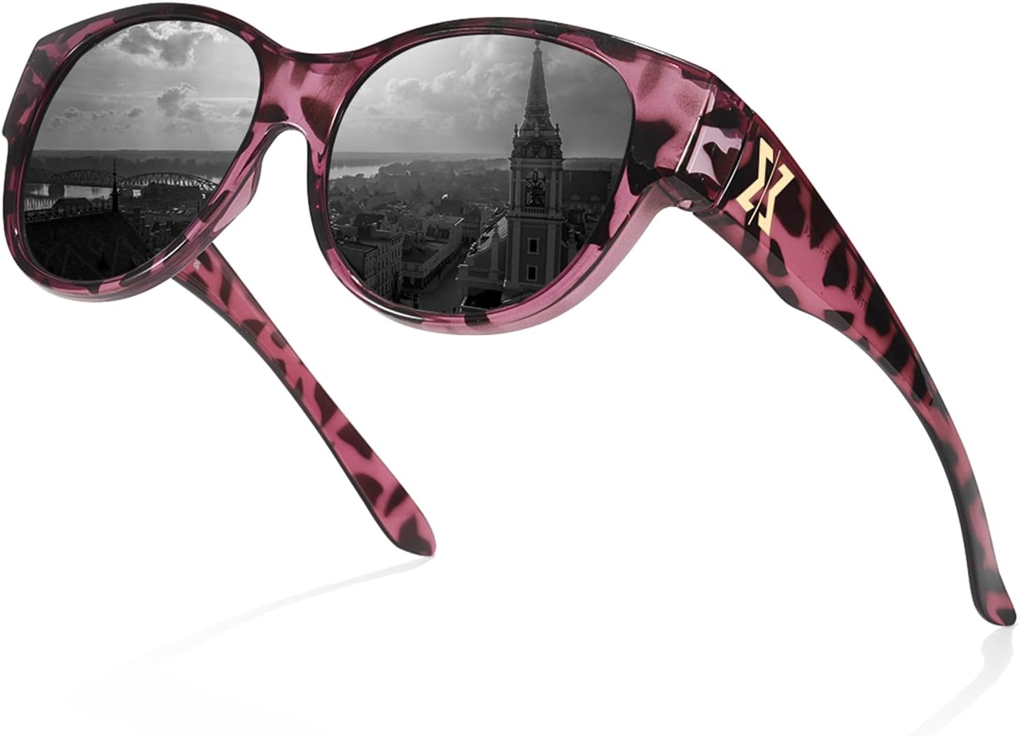 Солнцезащитные очки Trysee Fit Over Sunglasses для женщин, поляризованные, с защитой от УФ-излучения UV400, увеличенного размера, можно носить поверх обычных очков. CTS5779-2M, C03 Purple Tortoise
Солнцезащитные очки Trysee Fit Over Sunglasses для женщин, поляризованные, с защитой от УФ-излучения UV400, увеличенного размера, можно носить поверх обычных очков. CTS5779-2M, C03 Purple Tortoise