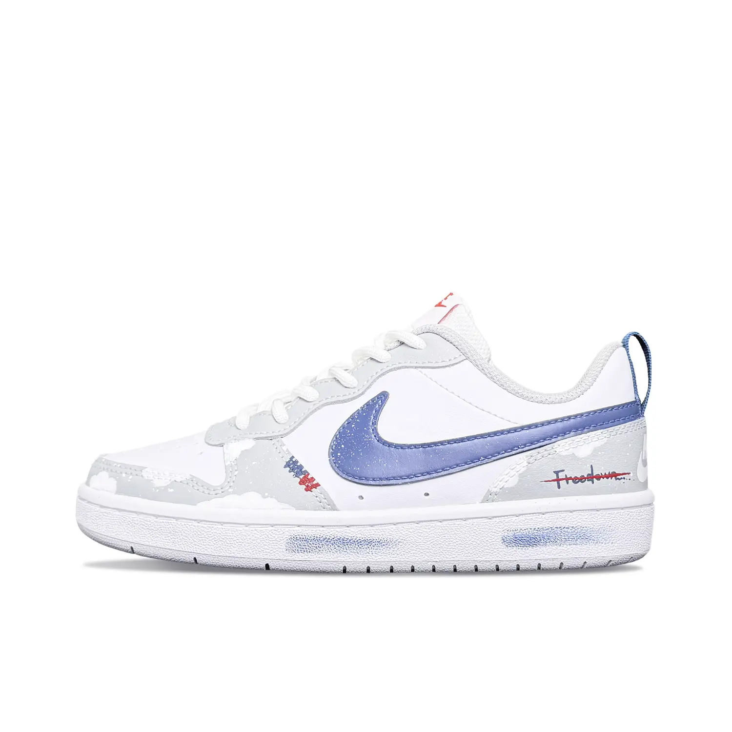 Nike Кроссовки Court Borough Cloud Mist Blossoms Slip Resistant Abrasion Resistant Low top Skateboard Shoes Blue Kids'
Nike Кроссовки Court Borough Cloud Mist Blossoms Slip Resistant Abrasion Resistant Low top Skateboard Shoes Blue Kids'
