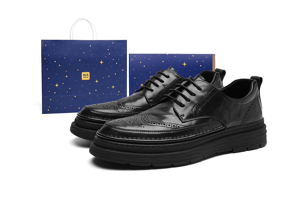 Деловые универсальные износостойкие броговые туфли на платформе мужские HLA, коричневый
Деловые универсальные износостойкие броговые туфли на платформе мужские HLA, коричневый