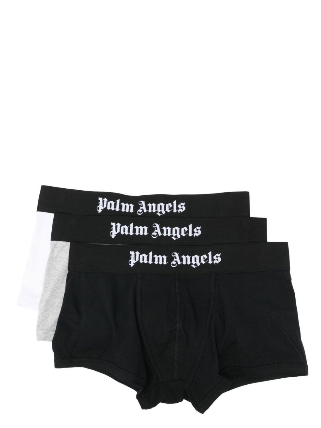 Palm Angels комплект из трех боксеров с логотипом, серый 
Palm Angels комплект из трех боксеров с логотипом, серый