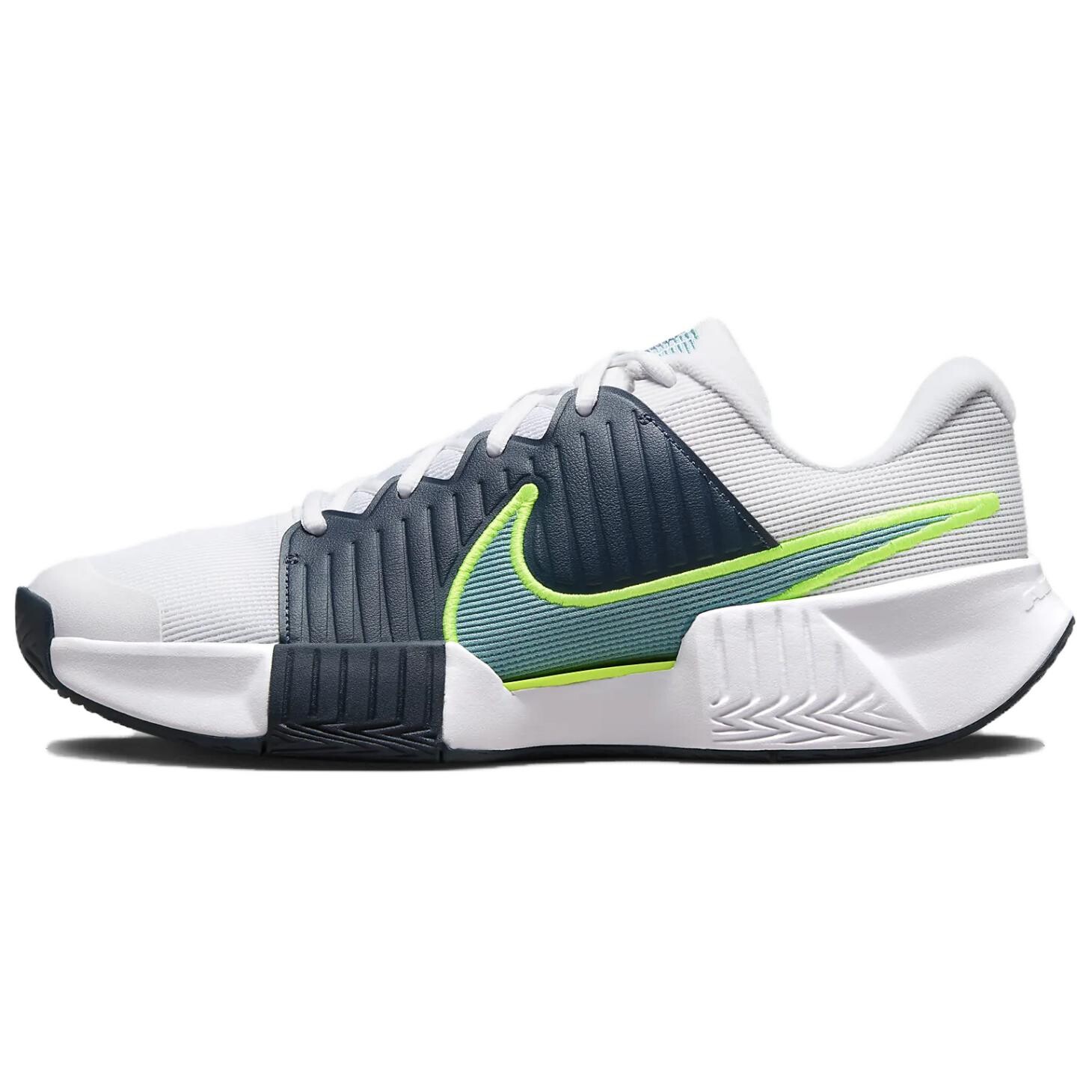 Теннисные кроссовки GP Challenge Pro для мужчин с низким верхом белого/синего цвета Nike
Теннисные кроссовки GP Challenge Pro для мужчин с низким верхом белого/синего цвета Nike