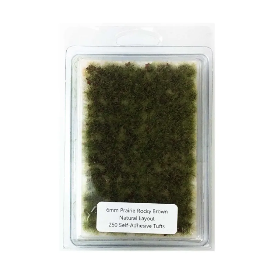 Prairie Rocky Brown — естественная планировка, Standard Self-Adhesive Tufts (6mm)
Prairie Rocky Brown — естественная планировка, Standard Self-Adhesive Tufts (6mm)