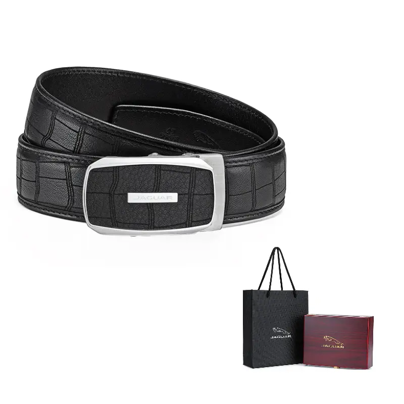 JAGUAR Роскошный мужской ремень из оленьей кожи с автоматической пряжкой из нержавеющей стали шириной 3,4 см, Black
JAGUAR Роскошный мужской ремень из оленьей кожи с автоматической пряжкой из нержавеющей стали шириной 3,4 см, Black