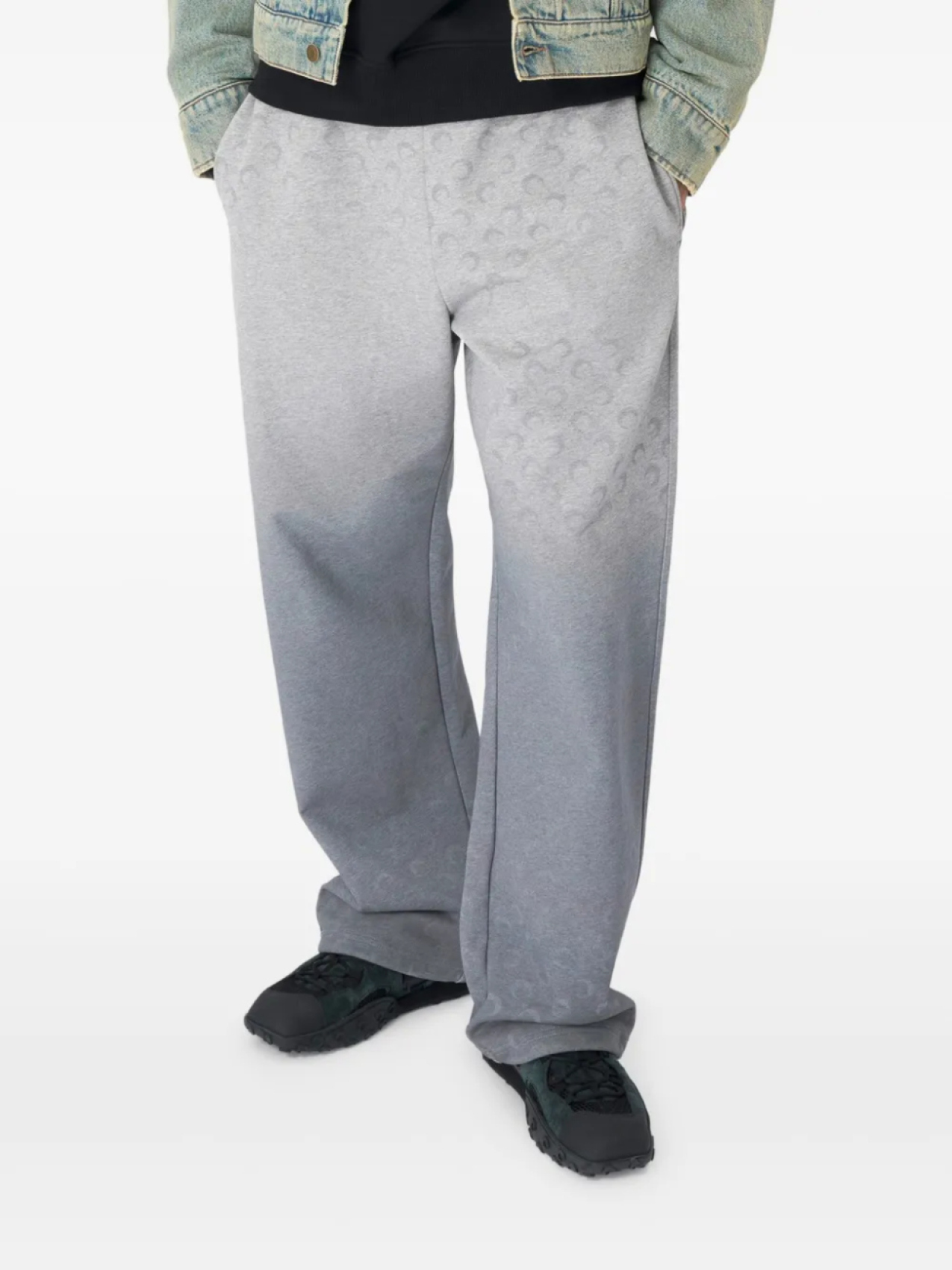 Спортивные штаны с эффектом лунного выцветания Marine Serre, серый
Спортивные штаны с эффектом лунного выцветания Marine Serre, серый