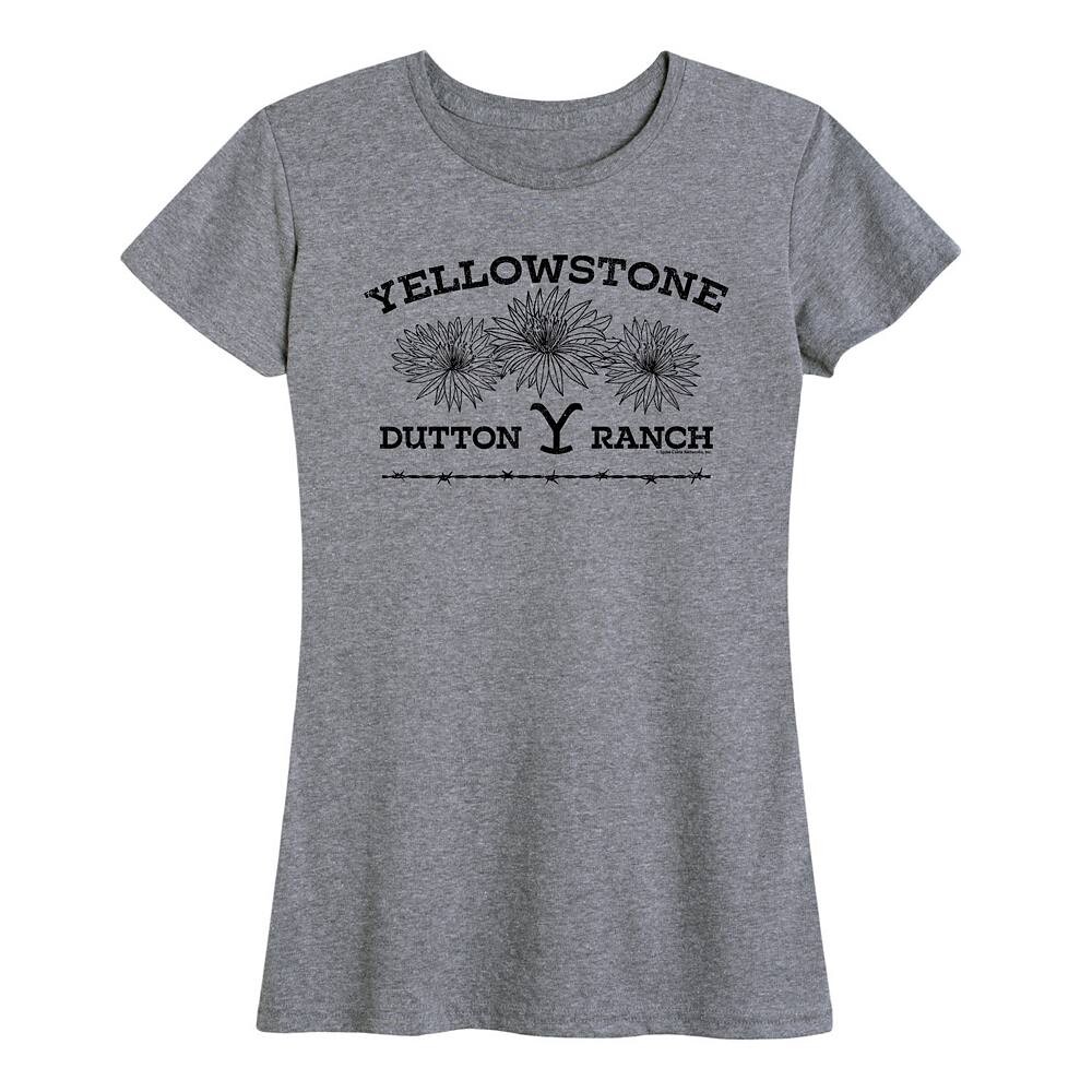 Женская футболка с рисунком Yellowstone Wildflowers Licensed Character, цвет Heather Gray
Женская футболка с рисунком Yellowstone Wildflowers Licensed Character, цвет Heather Gray