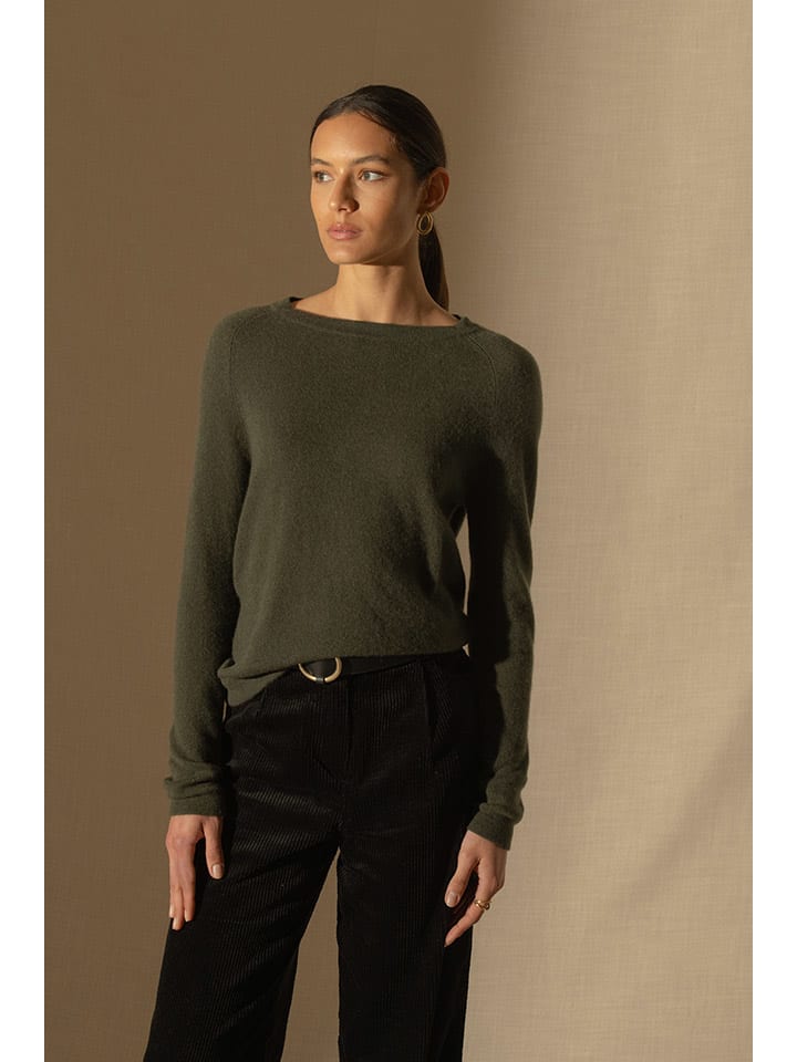 Perfect Cashmere Кашемировый свитер цвета хаки
Perfect Cashmere Кашемировый свитер цвета хаки