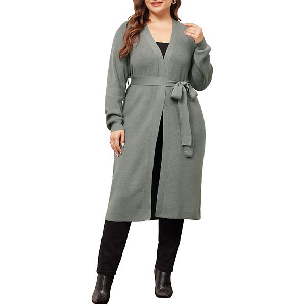 Женский кардиган плюс сайз с поясом Agnes Orinda, Grey
Женский кардиган плюс сайз с поясом Agnes Orinda, Grey