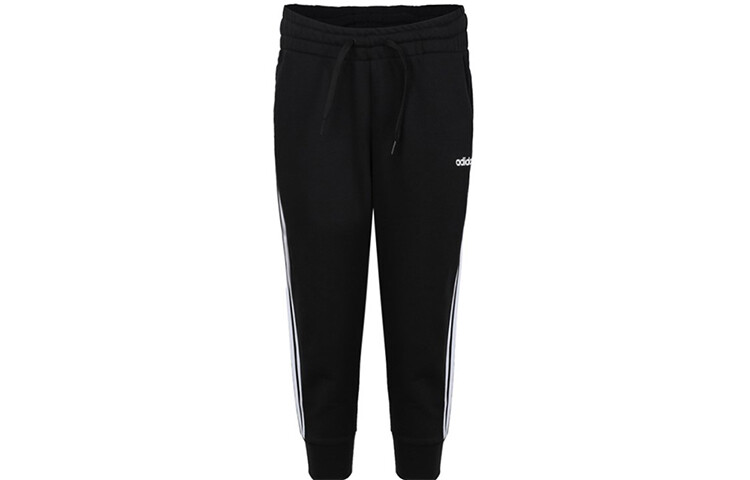 Трикотажные спортивные штаны женские черные Adidas 
Трикотажные спортивные штаны женские черные Adidas