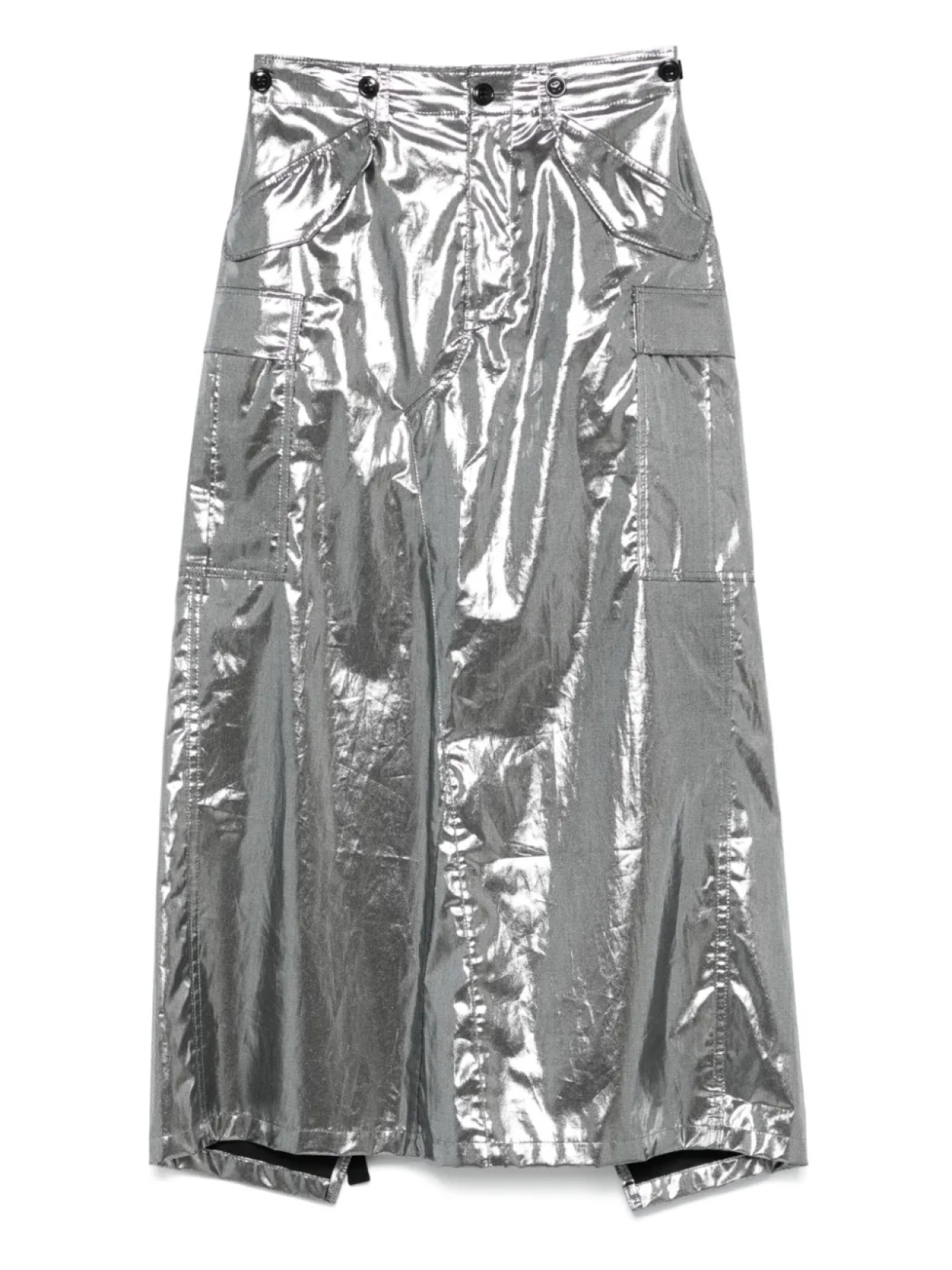 Юбка макси Ciré Junya Watanabe, серебряный
Юбка макси Ciré Junya Watanabe, серебряный