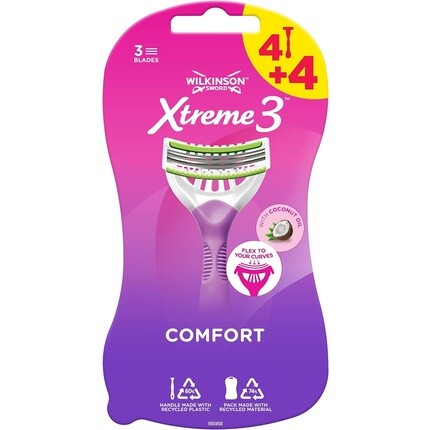 Неделя Xtreme 3 Beauty Bl 4+4, Wilkinson Sword 
Неделя Xtreme 3 Beauty Bl 4+4, Wilkinson Sword