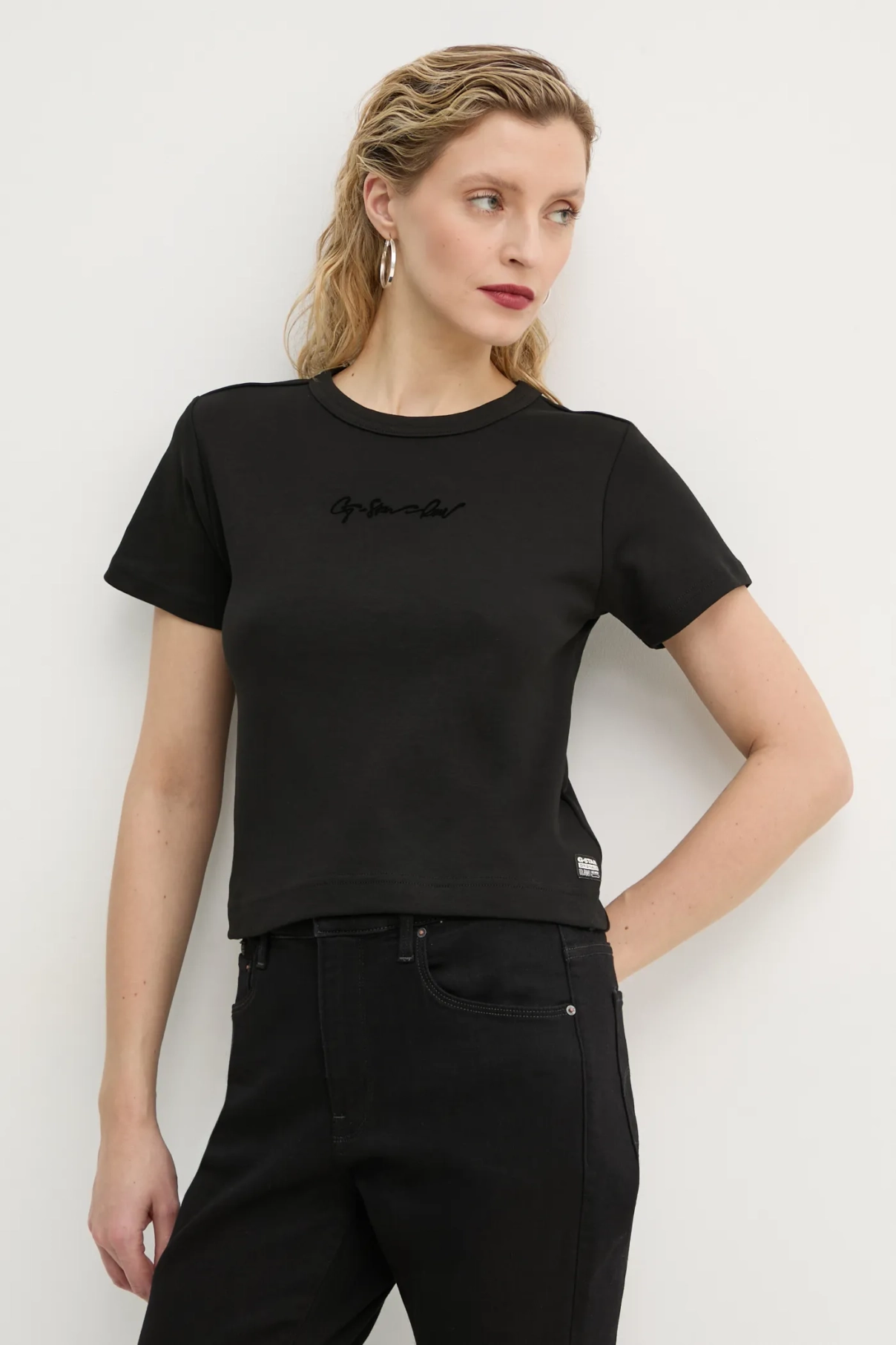 Хлопковая футболка G-Star Raw, черный
Хлопковая футболка G-Star Raw, черный