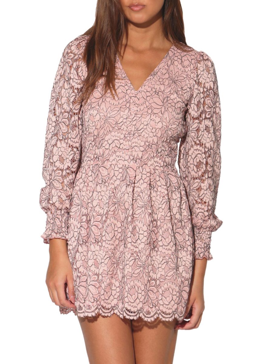 Мини-платье Adaline с длинными рукавами и цветочным кружевом Walter Baker, цвет Windsor Lace
Мини-платье Adaline с длинными рукавами и цветочным кружевом Walter Baker, цвет Windsor Lace