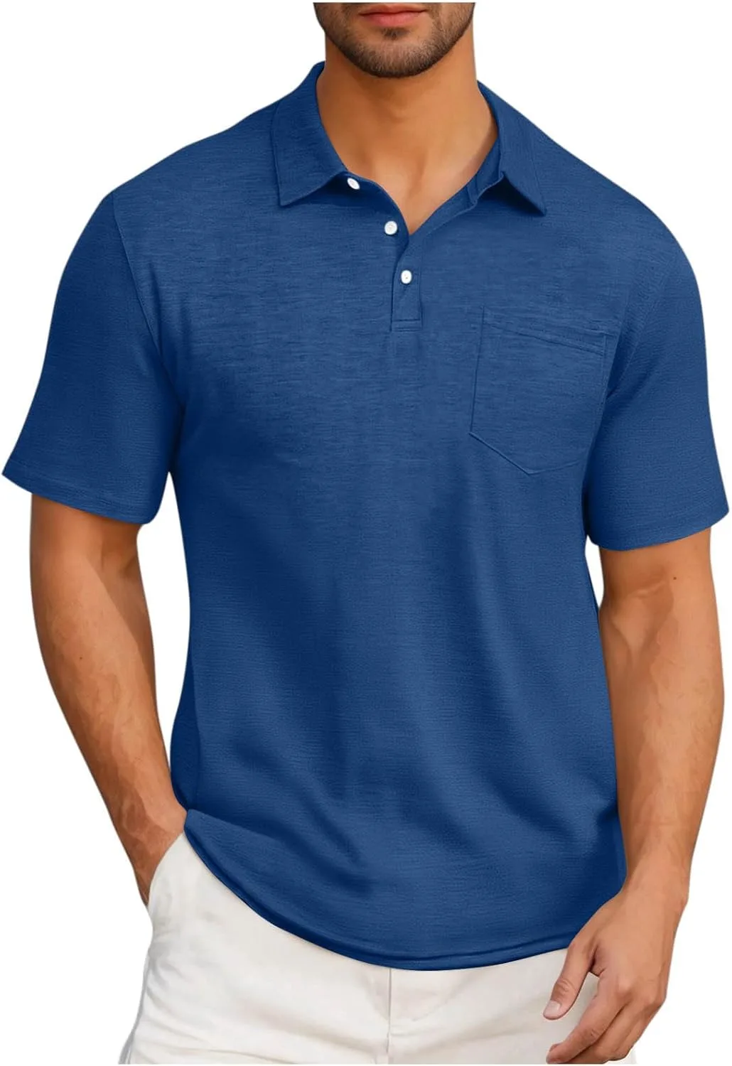 Мужская поло с коротким рукавом Casual летняя
Мужская поло с коротким рукавом Casual летняя