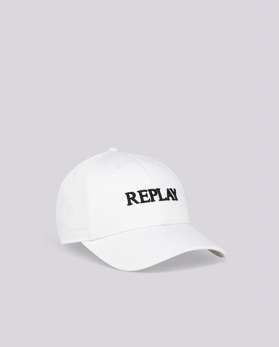 Регулируемая кепка унисекс с вышитым логотипом Replay, белый
Регулируемая кепка унисекс с вышитым логотипом Replay, белый