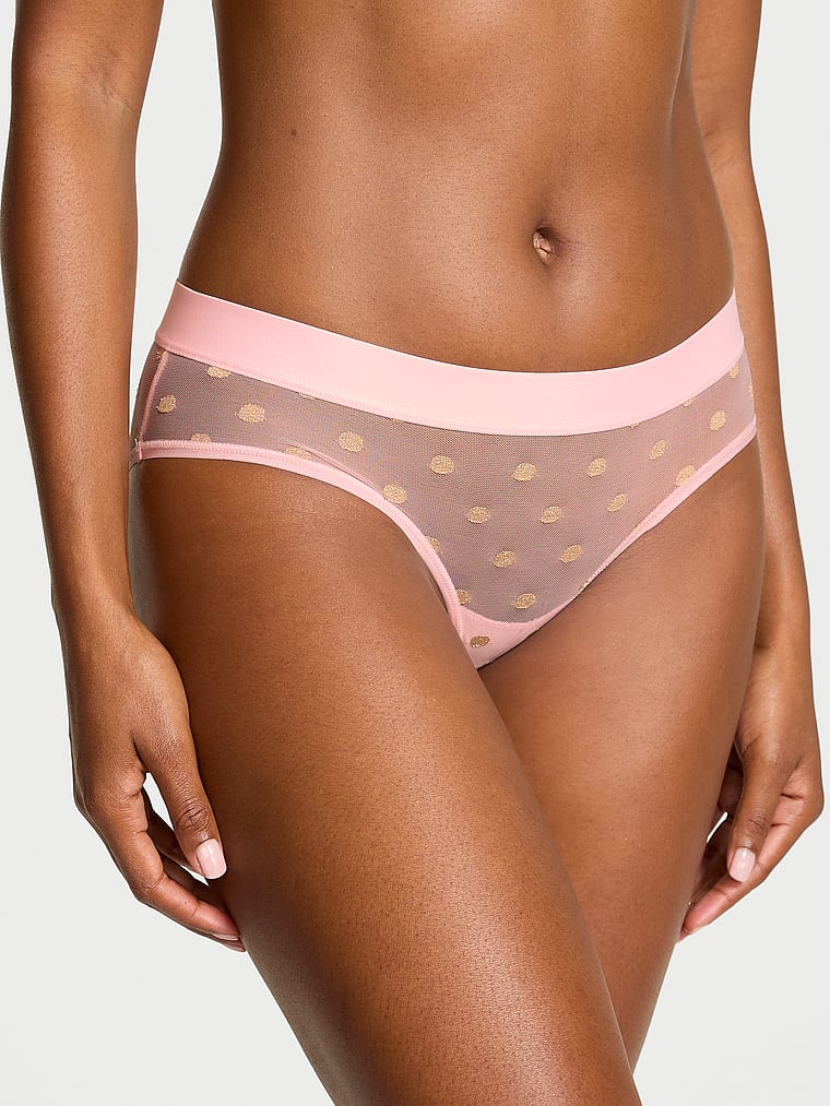 Прозрачные блестящие трусики-хипхаггеры Cotton, sheer shimmer angel pink
Прозрачные блестящие трусики-хипхаггеры Cotton, sheer shimmer angel pink