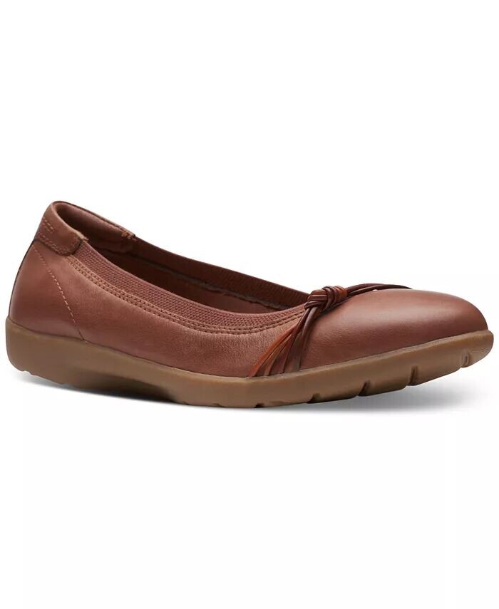 Женские комфортные туфли на плоской подошве Meadow Rae с узлом Clarks, коричневый
Женские комфортные туфли на плоской подошве Meadow Rae с узлом Clarks, коричневый