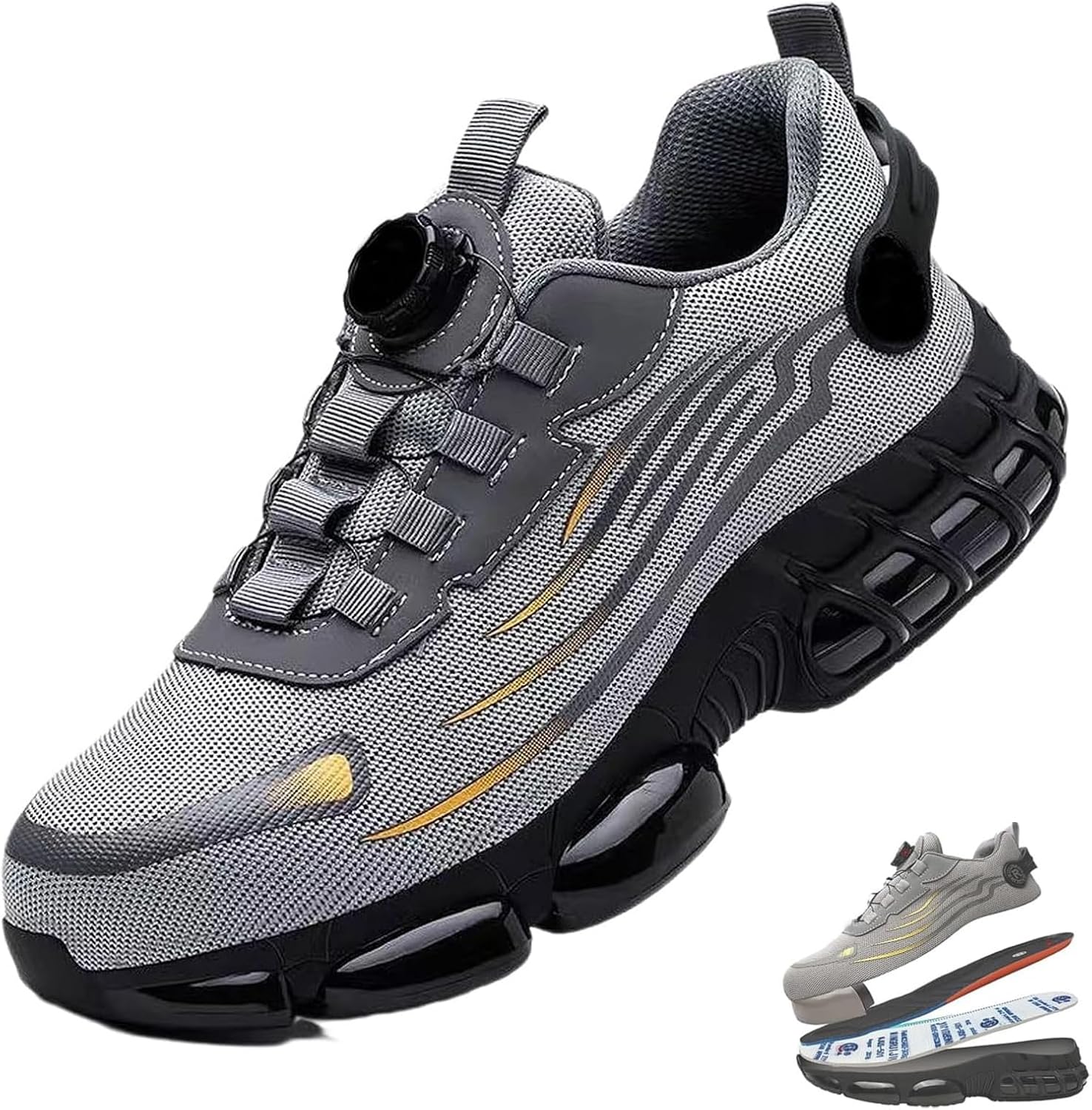 Мужские защитные туфли Noozier с стальным носком, туфли Evontura с стальным носком, кроссовки Evontira Power, удобные проколо- и скользкозащитные слипоны Generic, серый
Мужские защитные туфли Noozier с стальным носком, туфли Evontura с стальным носком, кроссовки Evontira Power, удобные проколо- и скользкозащитные слипоны Generic, серый