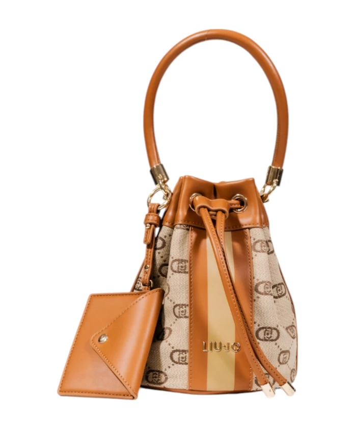 Модная сумка-ведро с монограммой. Liu Jo, коричневый
Модная сумка-ведро с монограммой. Liu Jo, коричневый