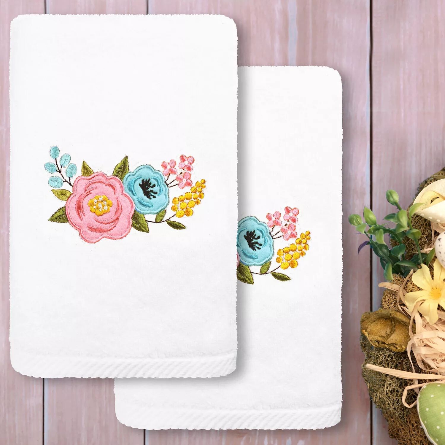 Linum Home Textiles Primavera Роскошный набор из 2-х полотенец для рук с вышивкой из турецкого хлопка, белый
Linum Home Textiles Primavera Роскошный набор из 2-х полотенец для рук с вышивкой из турецкого хлопка, белый