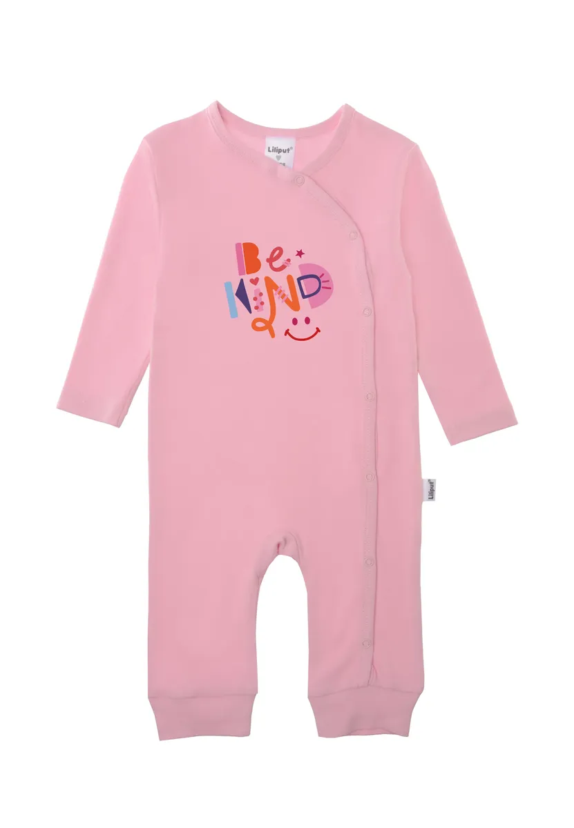 Лилипутовый комбинезон "Будь добрым" с практичной планкой на кнопках Liliput, розовый
Лилипутовый комбинезон "Будь добрым" с практичной планкой на кнопках Liliput, розовый