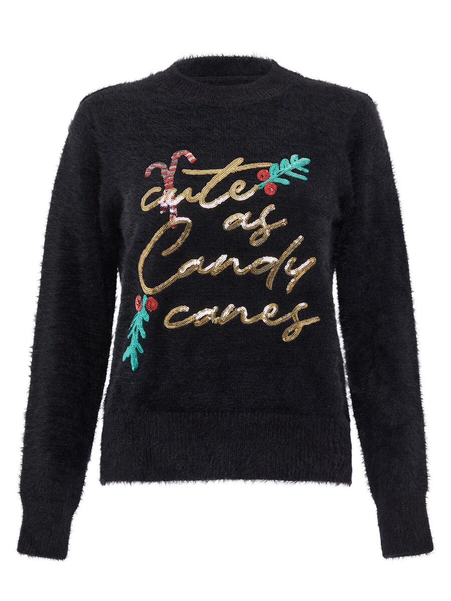 Свитер Threadbare Candy Canes, черный
Свитер Threadbare Candy Canes, черный