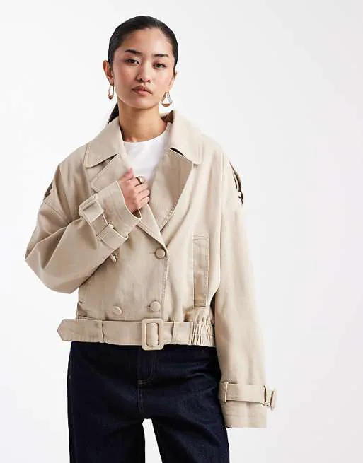 Укороченный тренч с поясом Miss Selfridge
Укороченный тренч с поясом Miss Selfridge