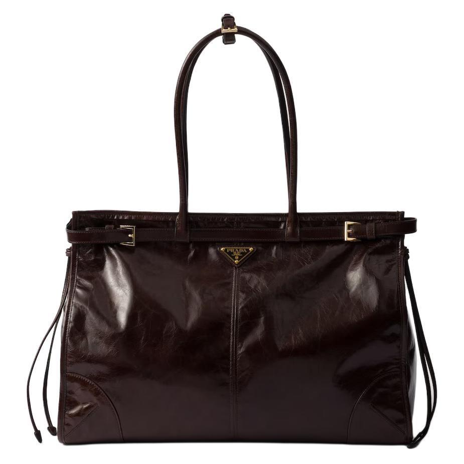 PRADA Мягкая кожаная сумка через плечо, кроссбоди, большая женская сумка темно-коричневый
PRADA Мягкая кожаная сумка через плечо, кроссбоди, большая женская сумка темно-коричневый