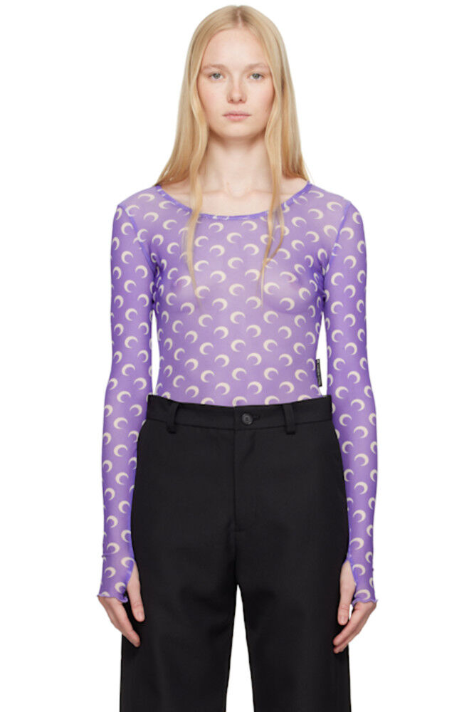 Укороченная футболка из переработанной сетки Moon Mesh Second Skin Purple Marine Serre
Укороченная футболка из переработанной сетки Moon Mesh Second Skin Purple Marine Serre